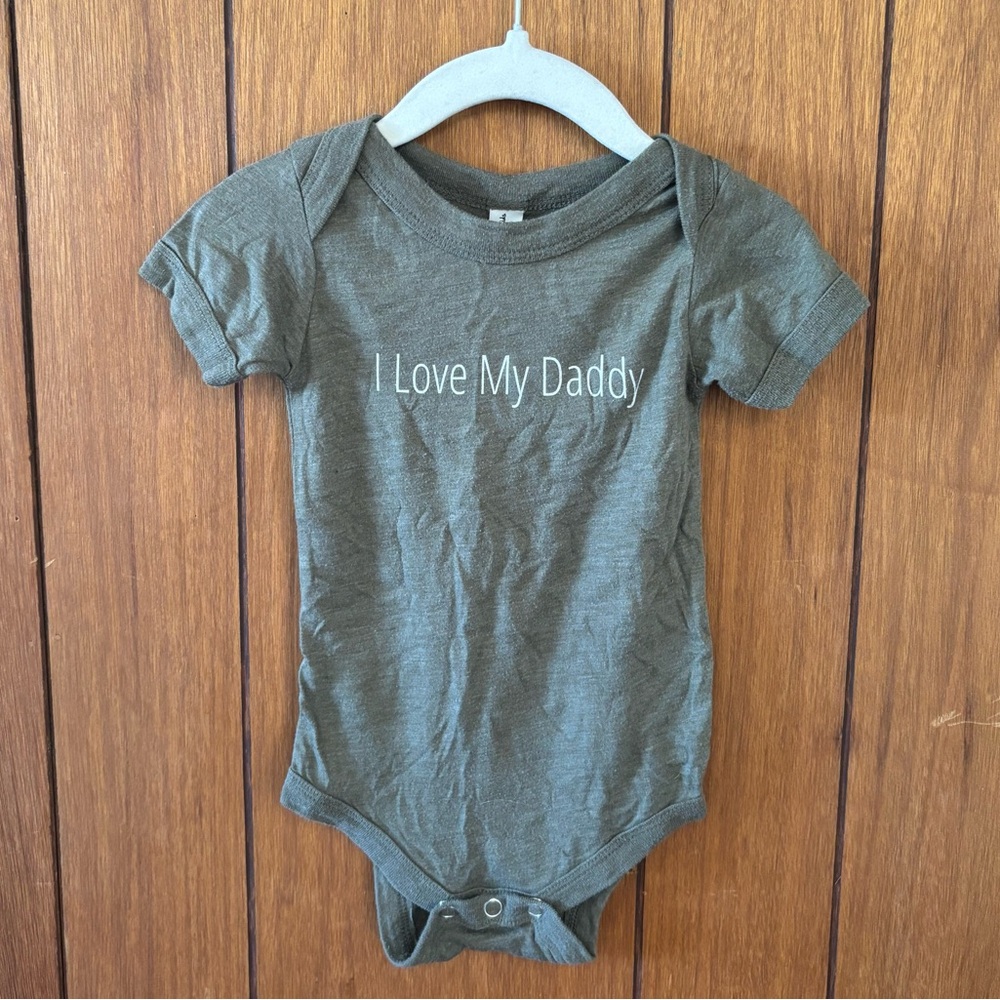 I Love My Daddy Baby Onesie